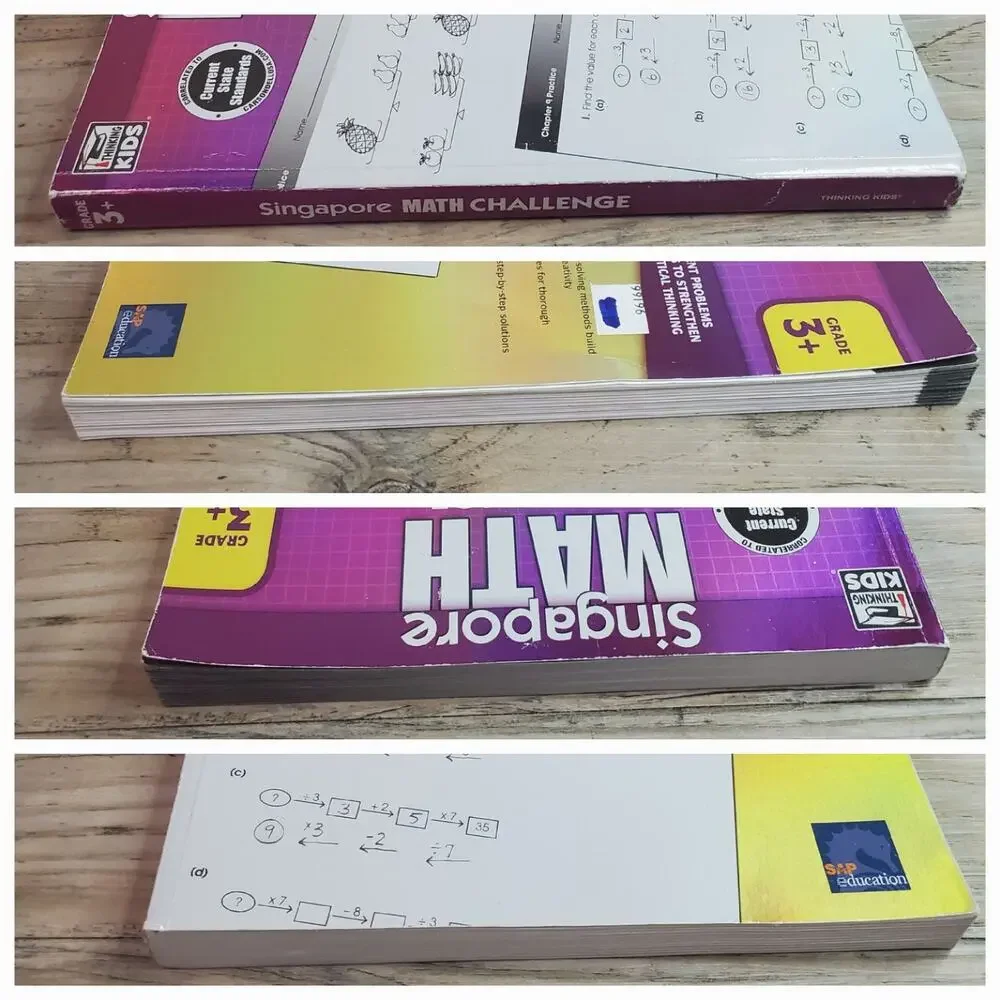 Singapore Math Challenge, Grades 3 - 5: Thinking Kids Mathematics Puzzles Proble